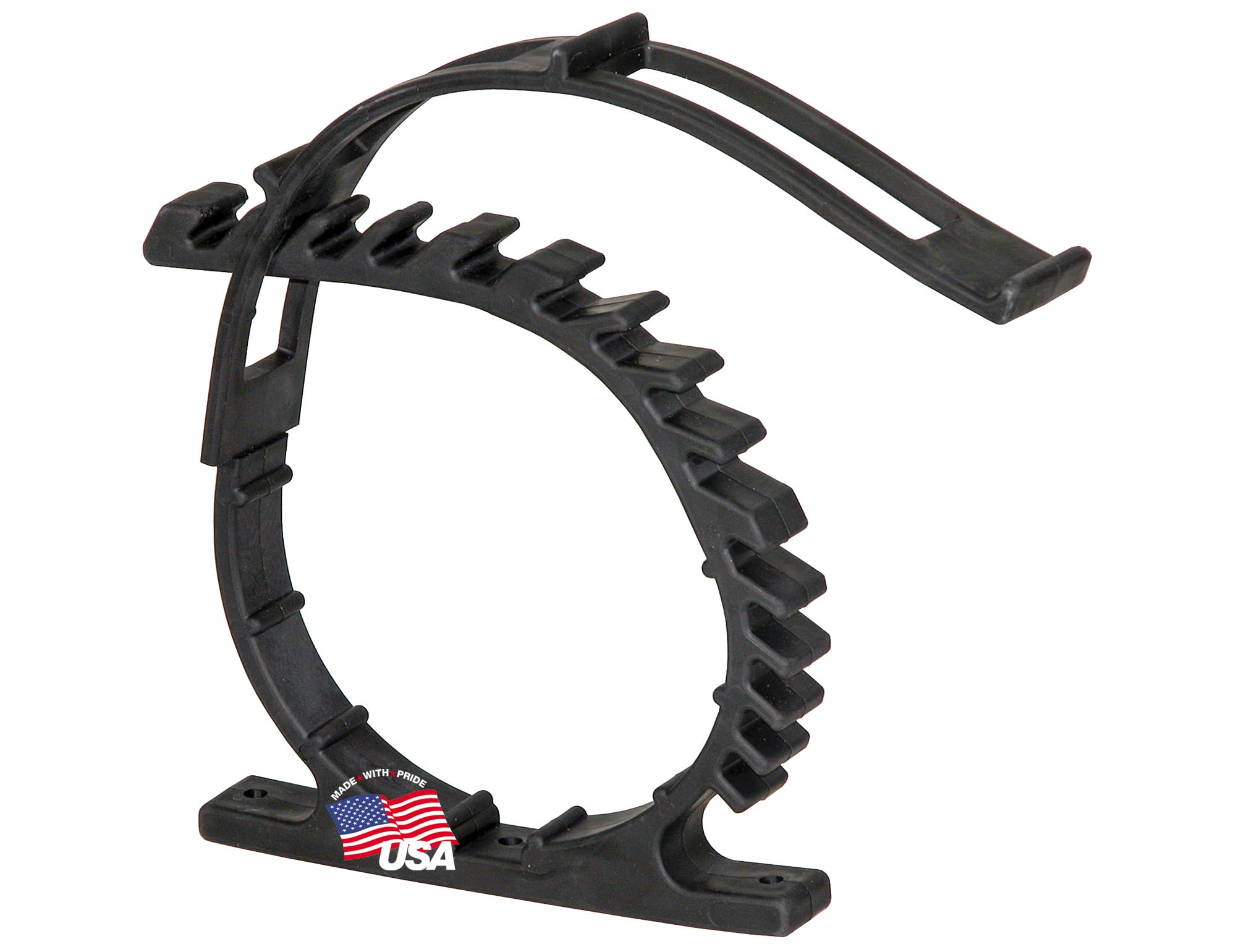 Rubber Clamps Buyers Products RC10L, 2 Pack, Holds 2.5" to 9.5" Diameter, Great For Service Body Truck Storage, RVs & More