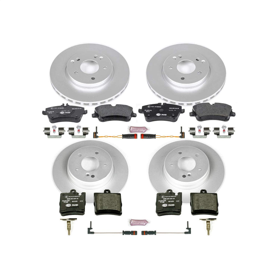 Euro-Stop Brake Kit Power Stop ESK6745 For Mercedes-Benz C240 2003-2005 [Model Specific]
