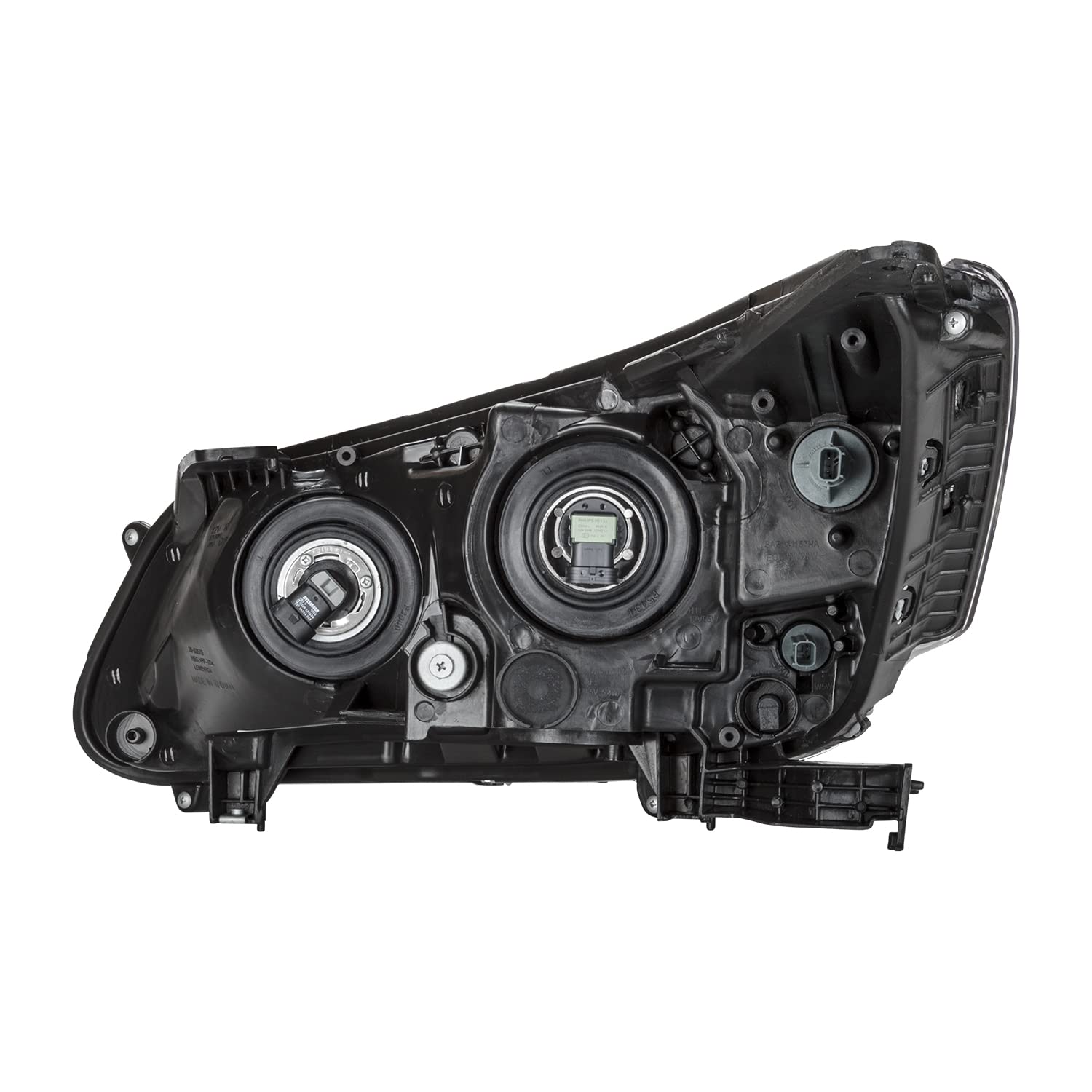 Right TYC Headlight Assembly Compatible with 2013-2015 Honda Accord