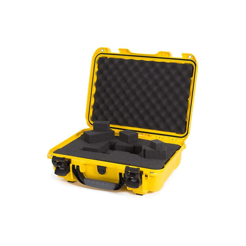 Waterproof Nanuk 923 Hard Case with Foam Insert and Incorporated TSA Approved Travel Lock Latches - Yellow