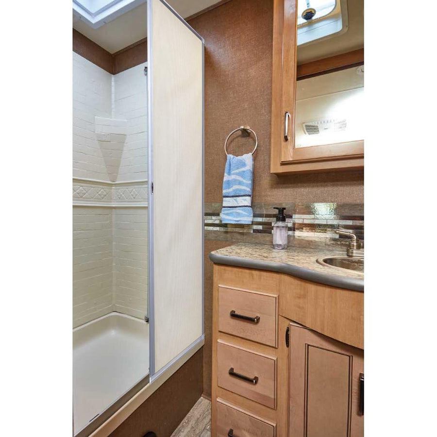 RV Slow-Roll Shower Screen Door AP Products - 48" x 64"