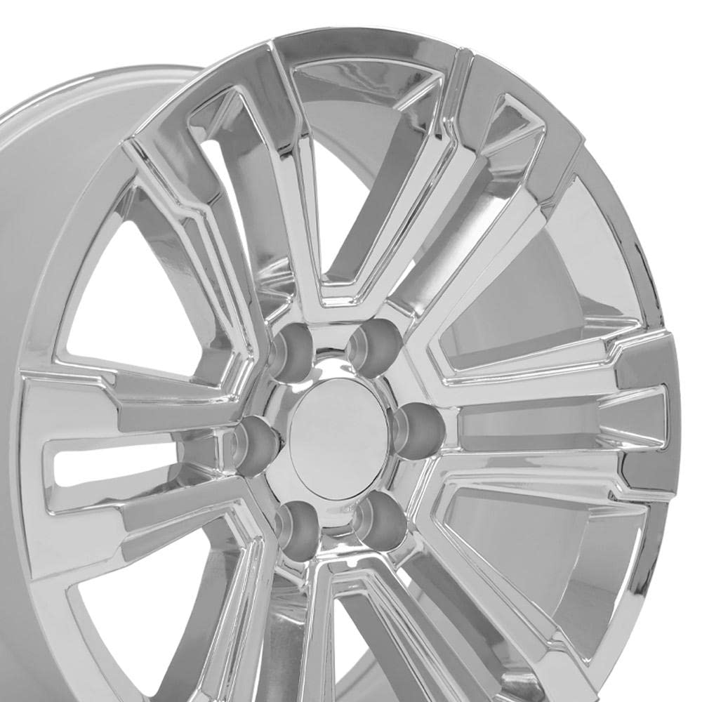 Chrome Wheel OE Wheels LLC CV44-20090-6550-24C Painted (20 x 9. inches /6 x 139 mm, 24 mm Offset)