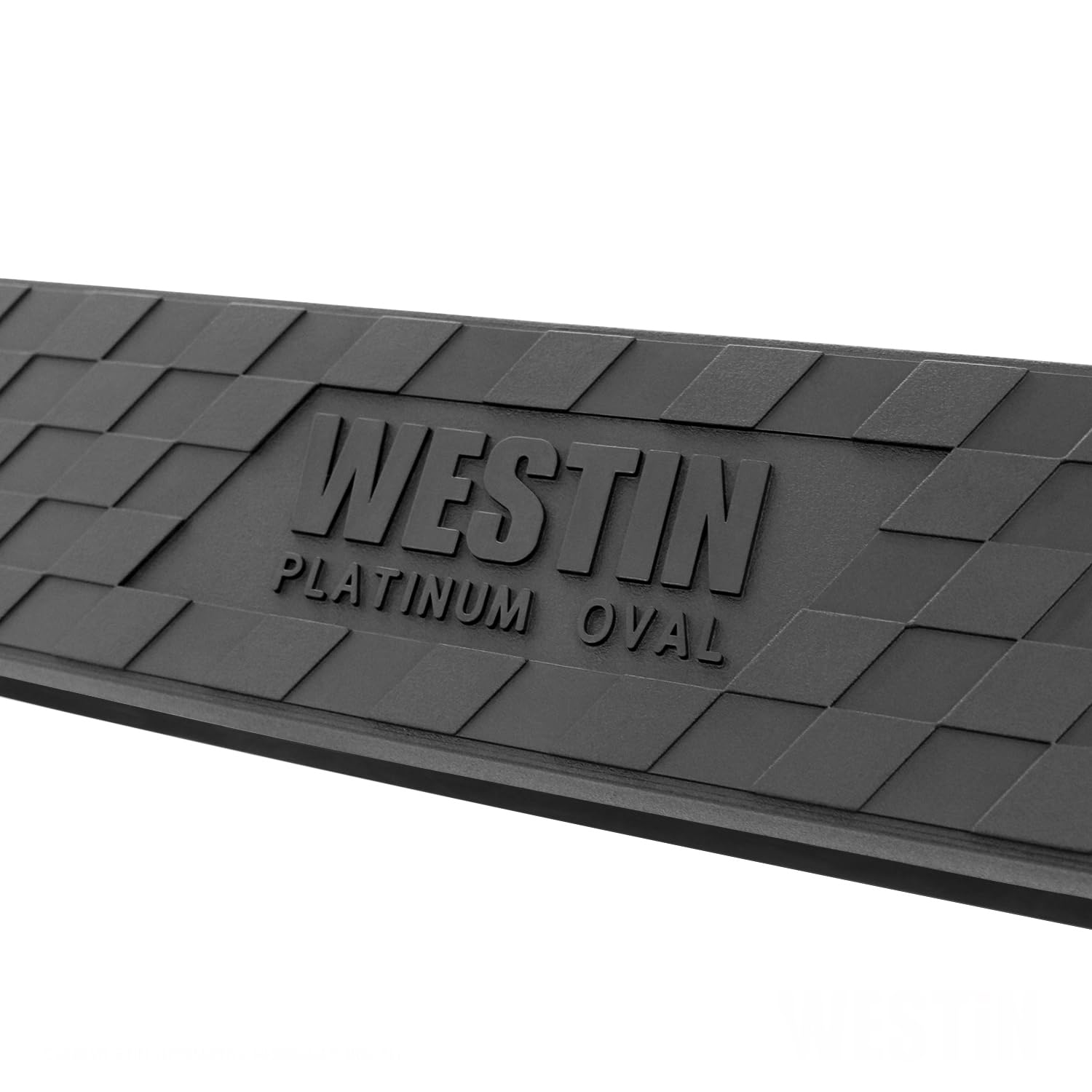Platinum 4 Oval Nerf Step Bars Westin 21-4085 fits 2019-2023 Ram 1500 Crew Cab (Excl. Ram 1500 Classic) Black 1 Pair
