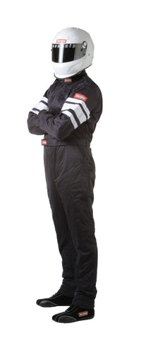 RaceQuip One Piece Racing Driver Fire Suit Multi Layer SFI 3.2A/ 5 Black 3X-Large 120008