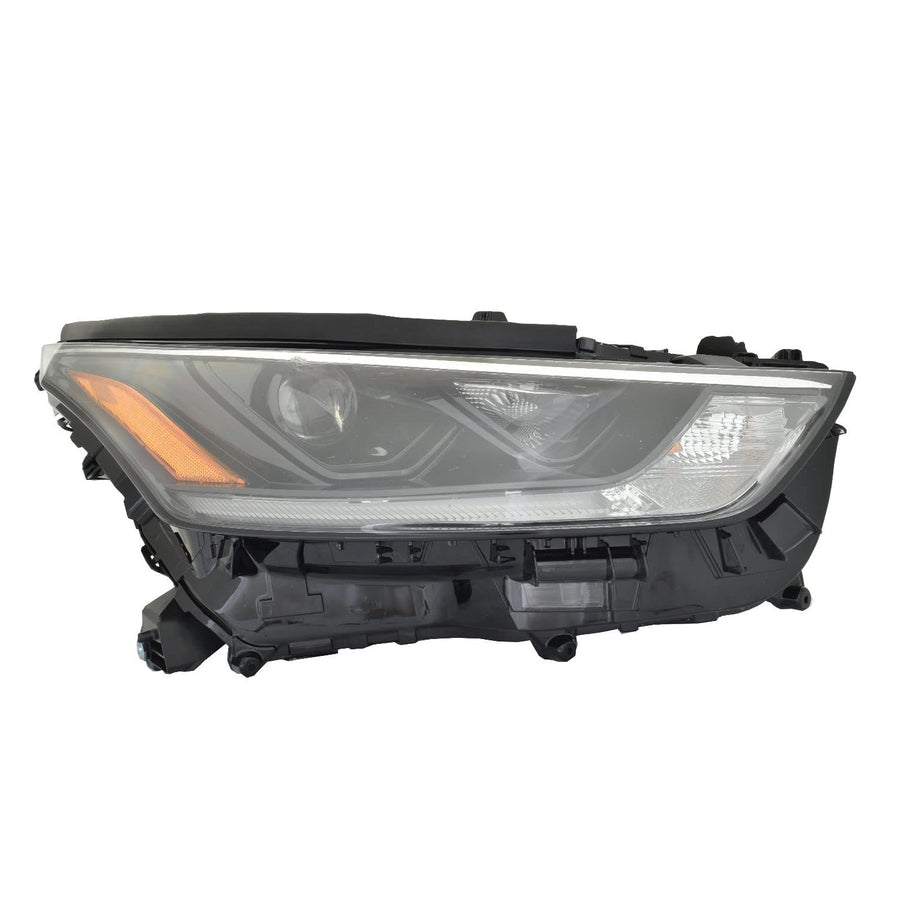 Toyota Highlander/Hybrid 21 Headlight CAPA for LE/XLE RH Passenger Side Replaces OEM: 81110-0E420 Partslink: TO2503302C
