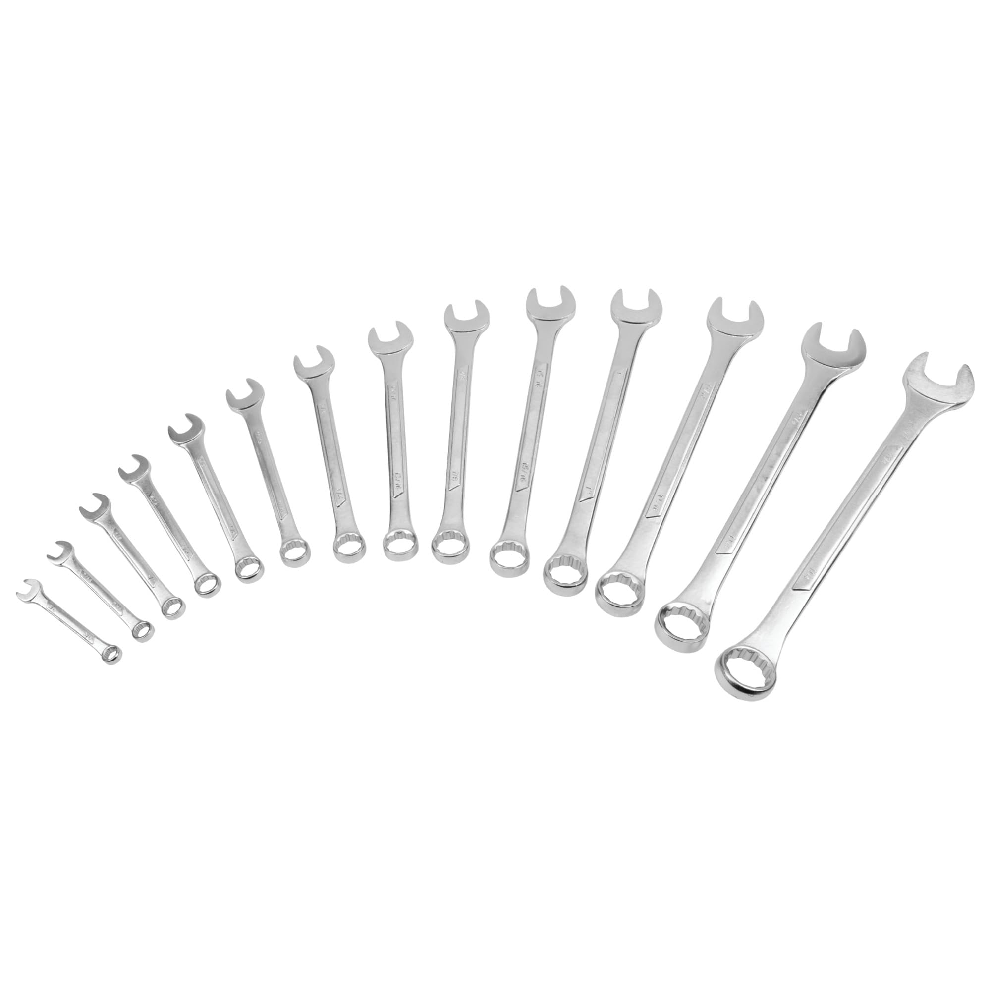 W1114 Performance Tool Sae Combination Wrench Set, 14-Piece
