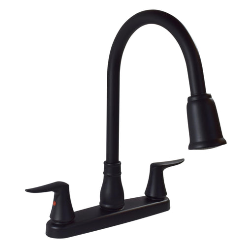 Catalina VALTERRA 2-Handle Pull Down Kitchen Faucet - Matte Black