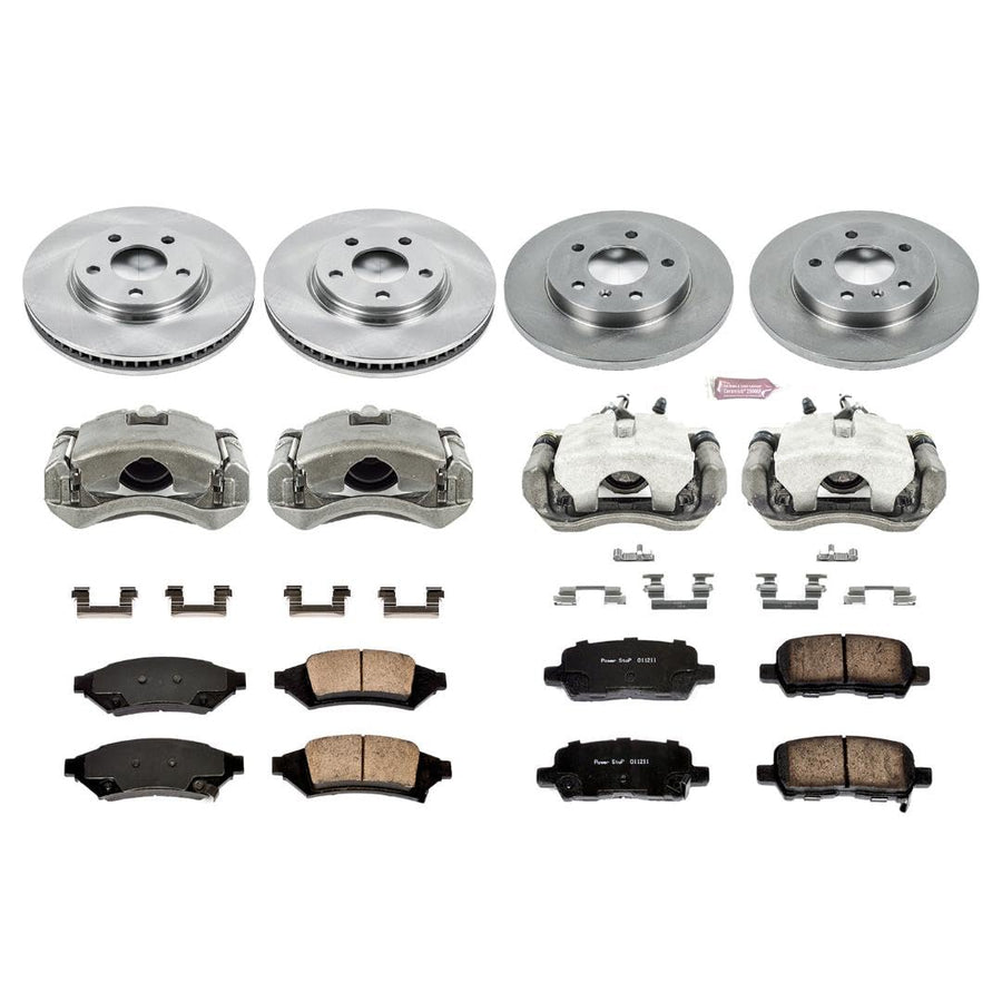 Power Stop KCOE1587A 1-Click Autospecialty OE Replacement Brake Kit with Calipers For Pontiac Grand Prix 2004 [Model Specific]