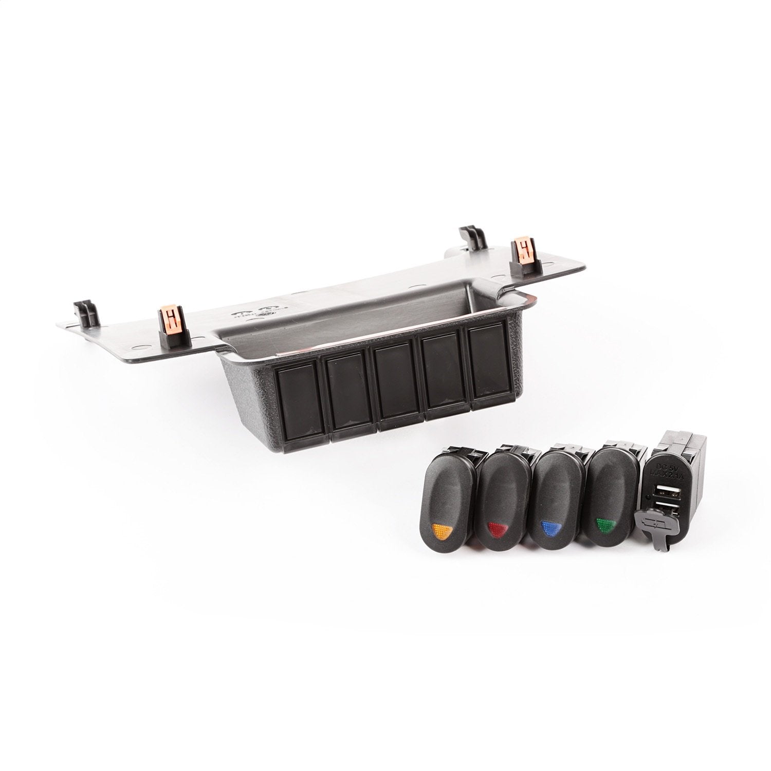 Switch Panel Kit, Lower | Rugged Ridge | 17235.84 | Fits 2011-2018 Jeep Wrangler JK/JKU