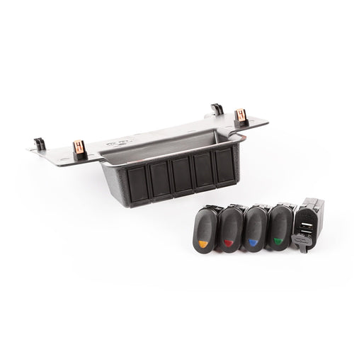 Switch Panel Kit, Lower | Rugged Ridge | 17235.84 | Fits 2011-2018 Jeep Wrangler JK/JKU