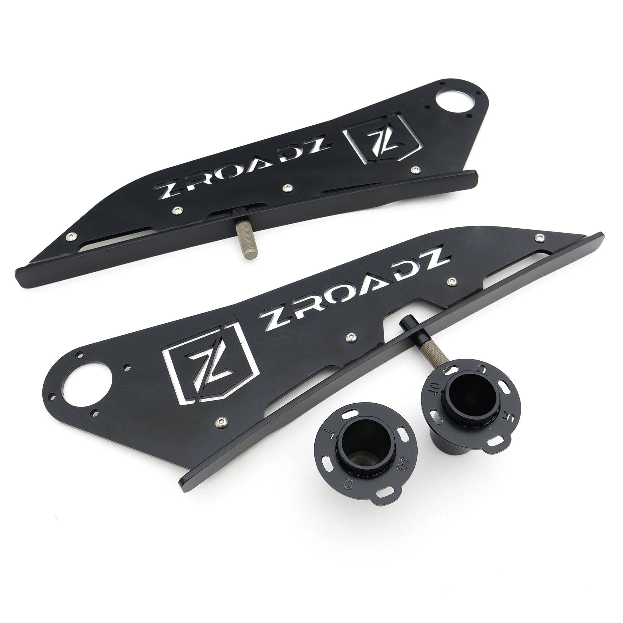 ZROADZ LED Front Roof Mounting Bracket - Compatible w/ 2005-2022 Toyota Tacoma - to Mount (1) 40 Inch ZROADZ or similar style Curved Light Bar (Not Included) - PN #Z339401
