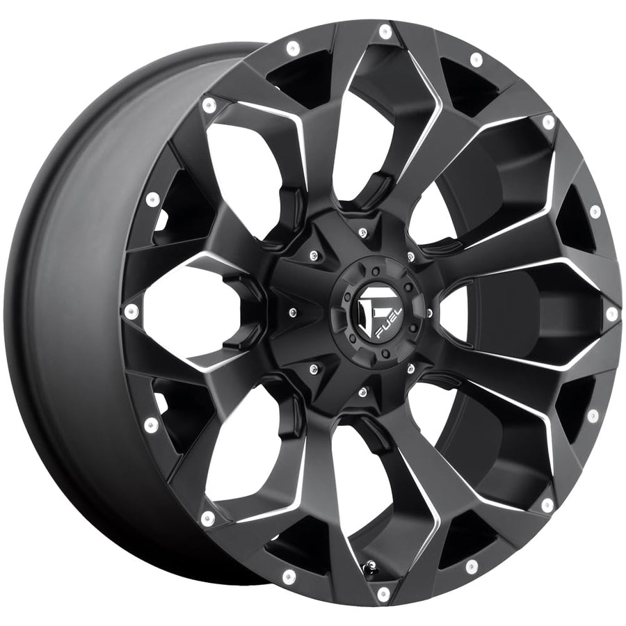 ASSAULT FUEL OFF-ROAD 22X10 6X135/5.5 4.79-18mm MATTE BLACK MILLED - D54622009846
