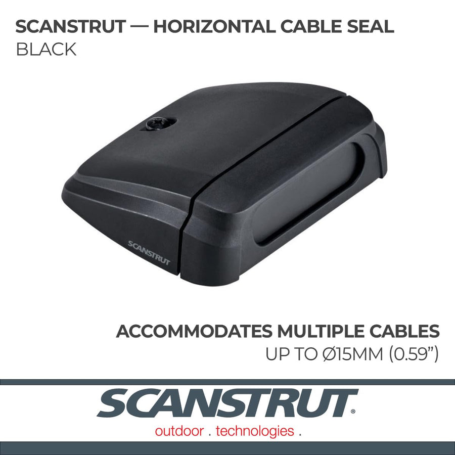 Scanstrut Horizontal DS-H-Multi-BLK Multi Cable Seal – Black