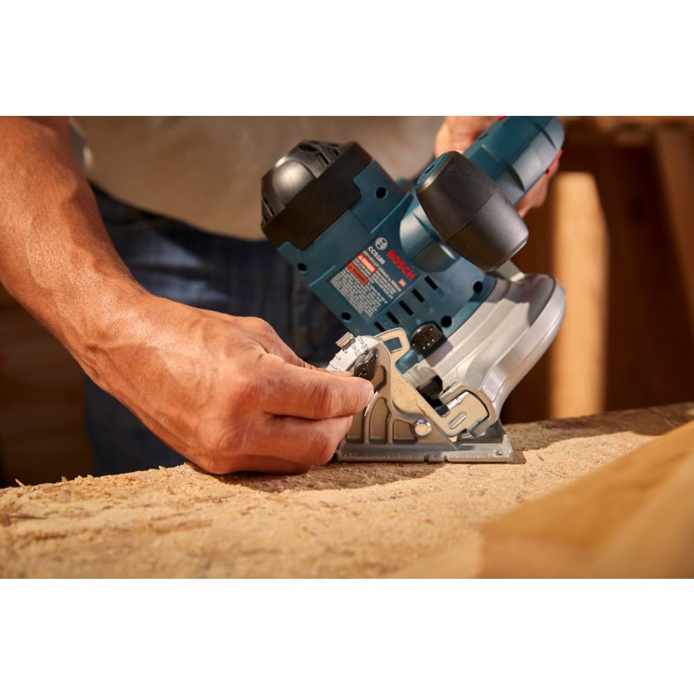 BOSCH 18V CCS180-B15 6-1/2 In. Blade-Left Circular Saw Kit with (1) CORE18V 4 Ah Advanced Power Battery