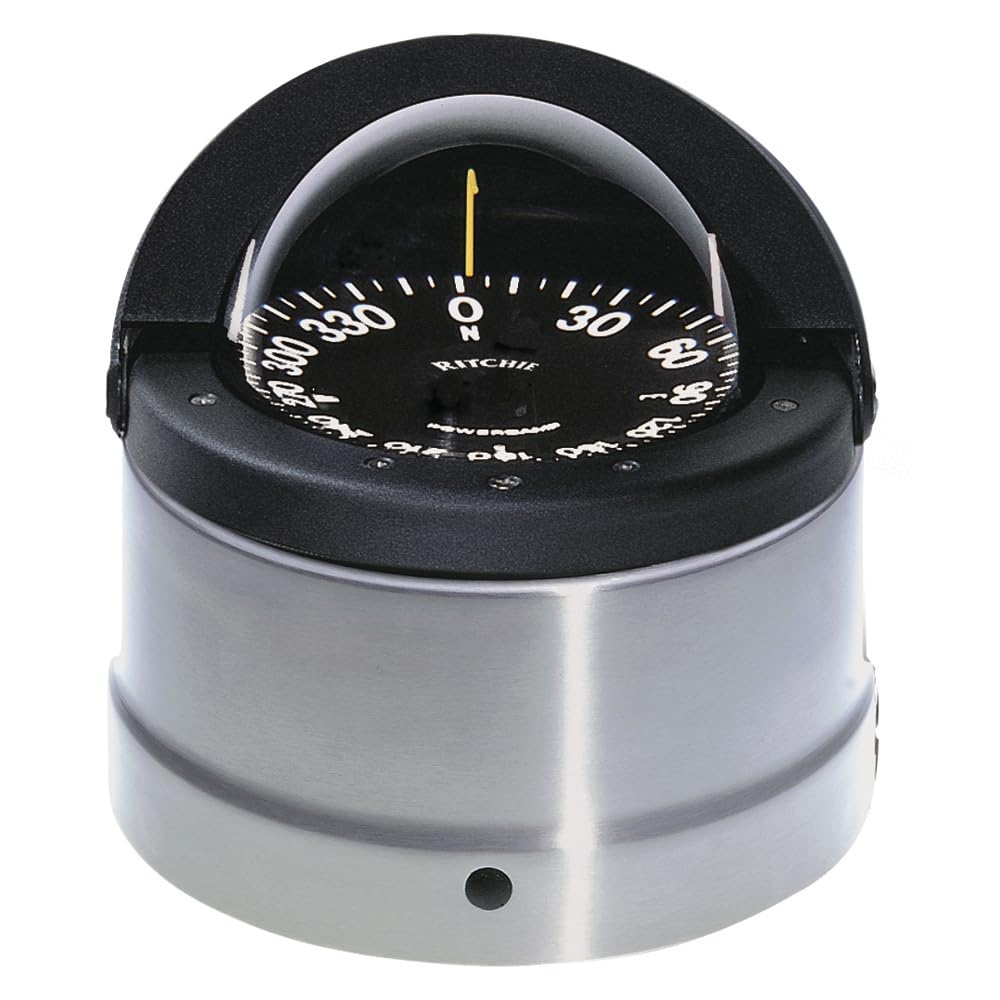Navigator Compasses New Boating Accessories Ritchie Navigation Dnp-200 Binnacle Stainless Steel Card Flat Light Green
