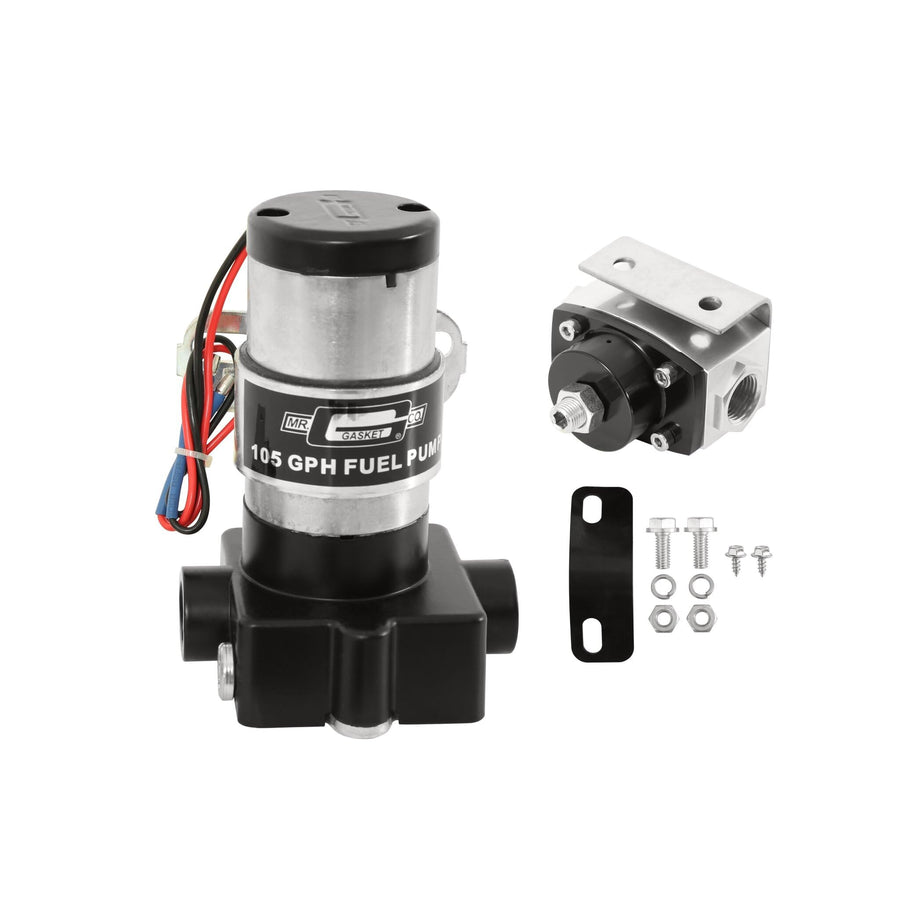 Electric Fuel Pump Mr. Gasket 105P with Regulator - 105 GPH