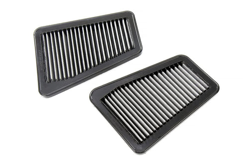 HPS Drop-in Engine Air Filter: High Performance, Premium, Washable, Replacement Car Filter, Compatible for Genesis 2019-2024 G70 3.3L V6 Turbo Kia 2018-2024 Stinger 3.3L V6 Turbo, HPS-4573-8384