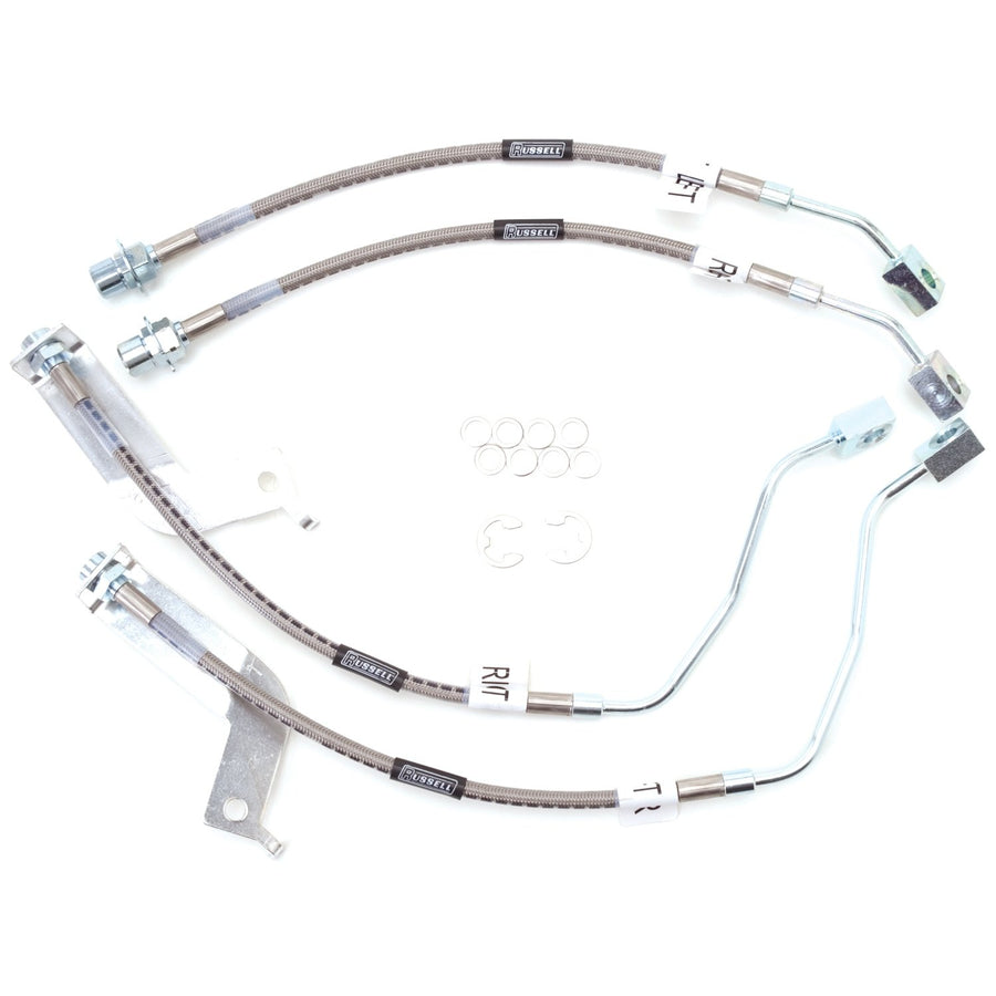 Direct Bolt-On RUSSELL 693210 Brake Hose Kit