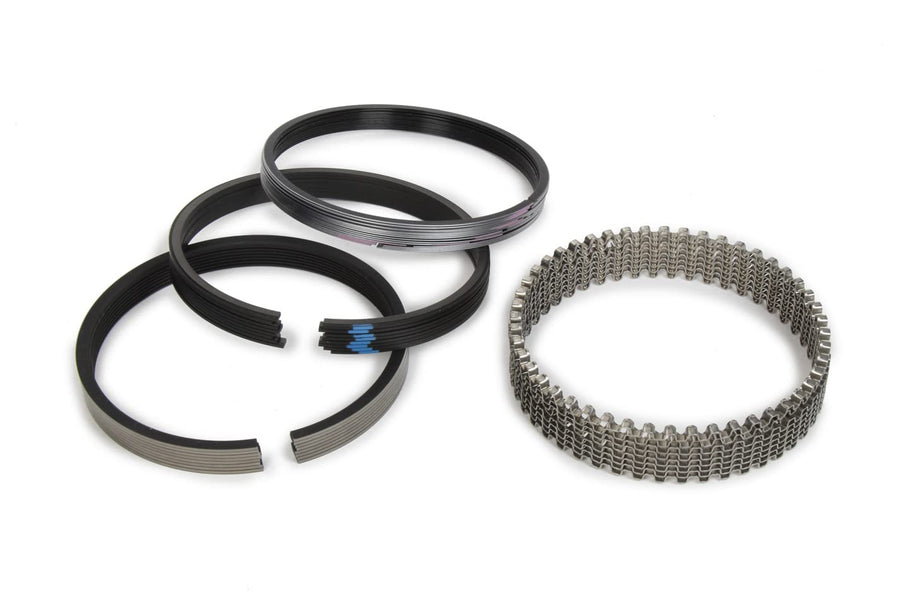 MICHIGAN 77 Piston Rings, 4.350 in Bore, Original, File Fit, 1/16 x 1/16 x 3/16 in Thick, Standard Tension, Plasma Moly, 8 Cylinder, Kit