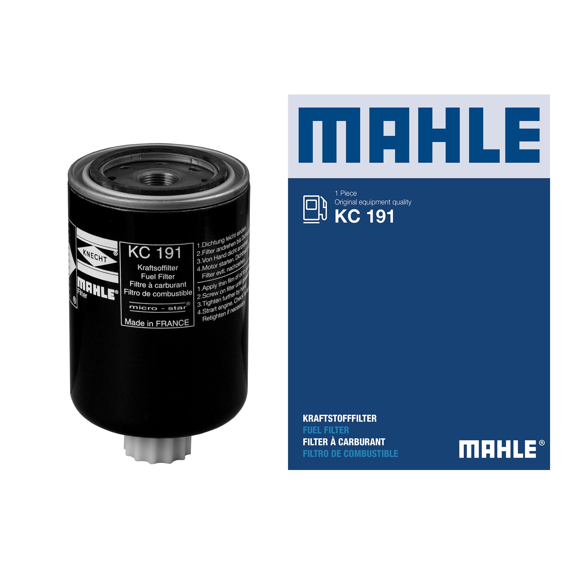 Fuel Filter MAHLE Compatible with INTERNATIONAL HARV. Maxxum 5120 A 5130 5140 991203410