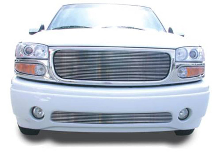 Horizontal T-Rex 20175 Aluminum Polished Finish Billet Grille Insert for GMC Yukon Sierra