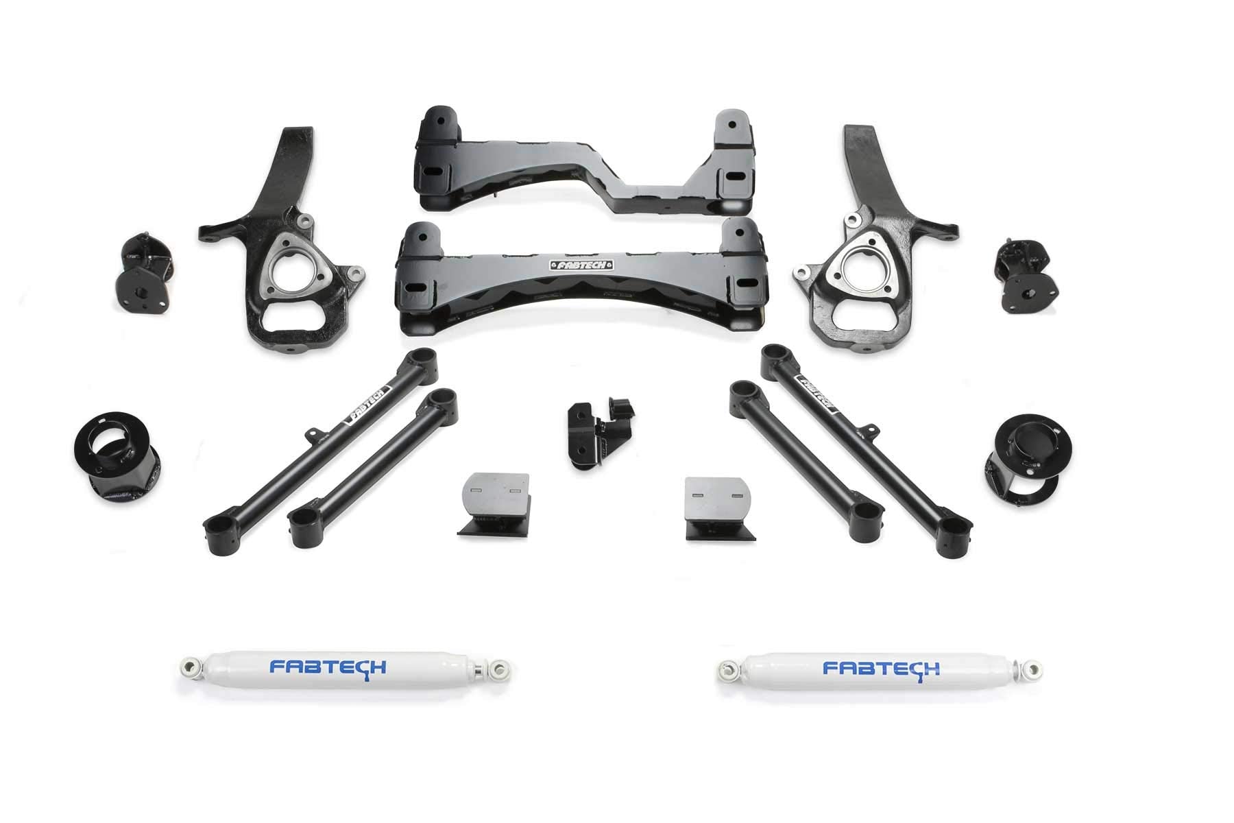 Fabtech Performance K3093 Lift System w/Shocks 6 in. Lift For PN[FTS23230/FTS23231] Lift System w/Shocks