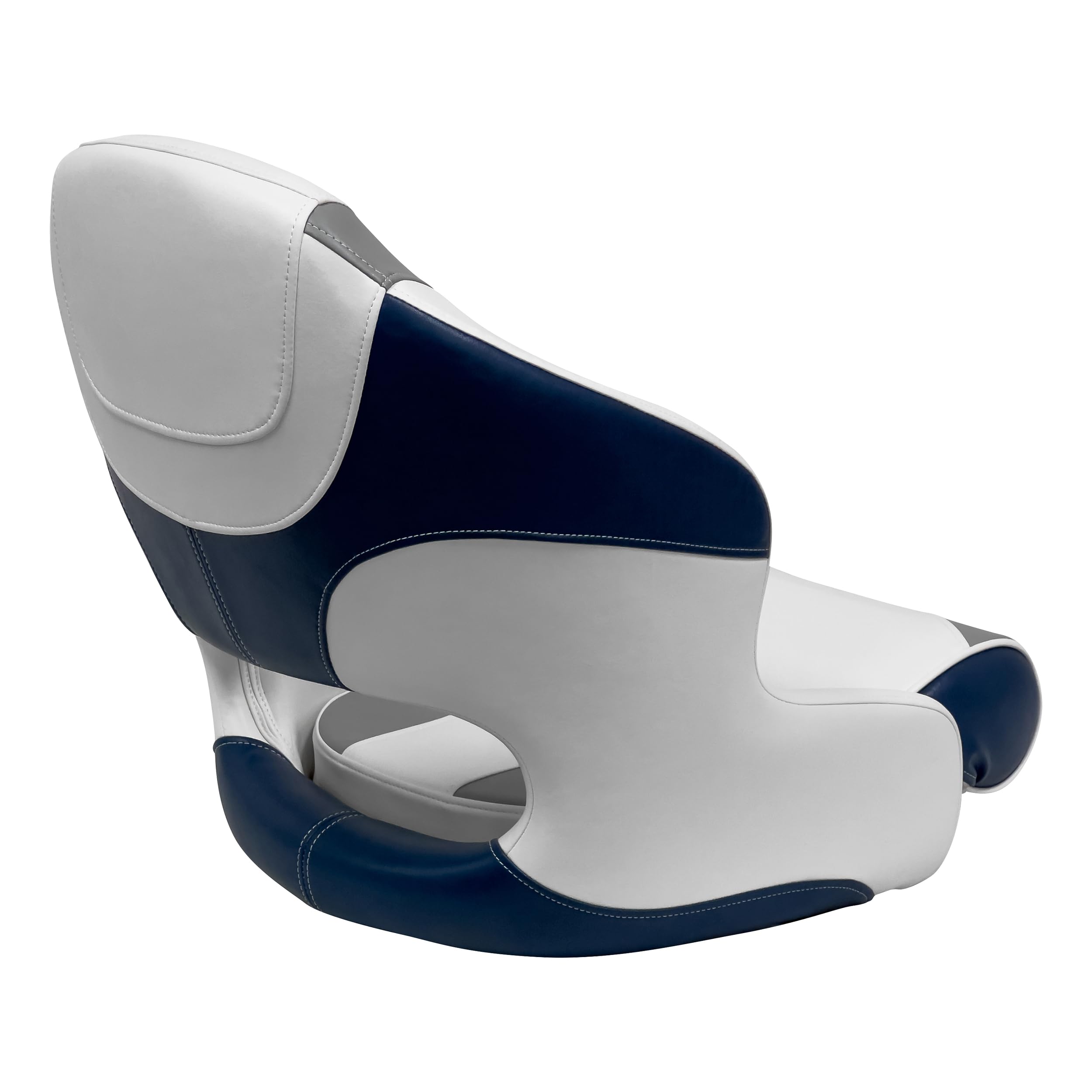 Baja Series Wise 3315-1773 Bucket Seat with Bolster, Brite White/Grey/Midnight Blue