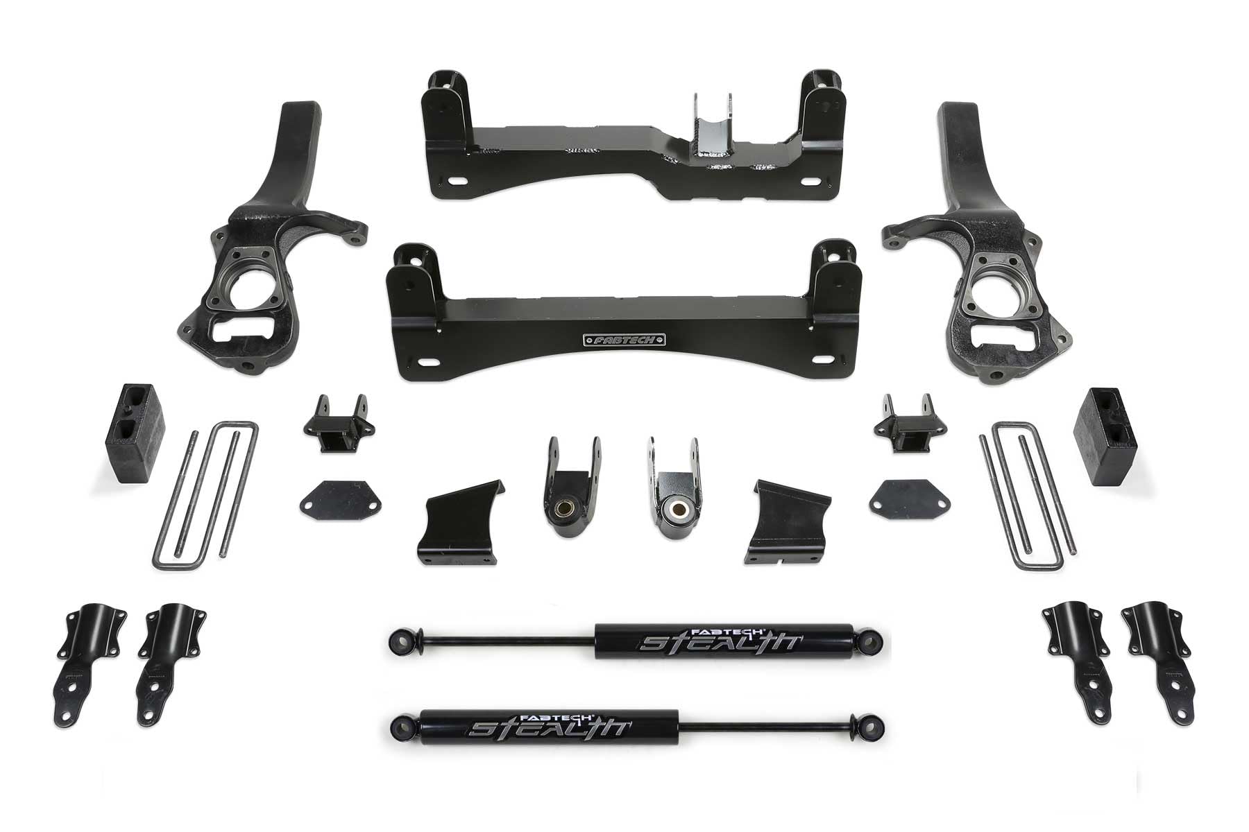 K1150M Fabtech Basic Lift System w/Shocks 6 In. Lift w/Rear Stealth Shocks Basic Lift System w/Shocks