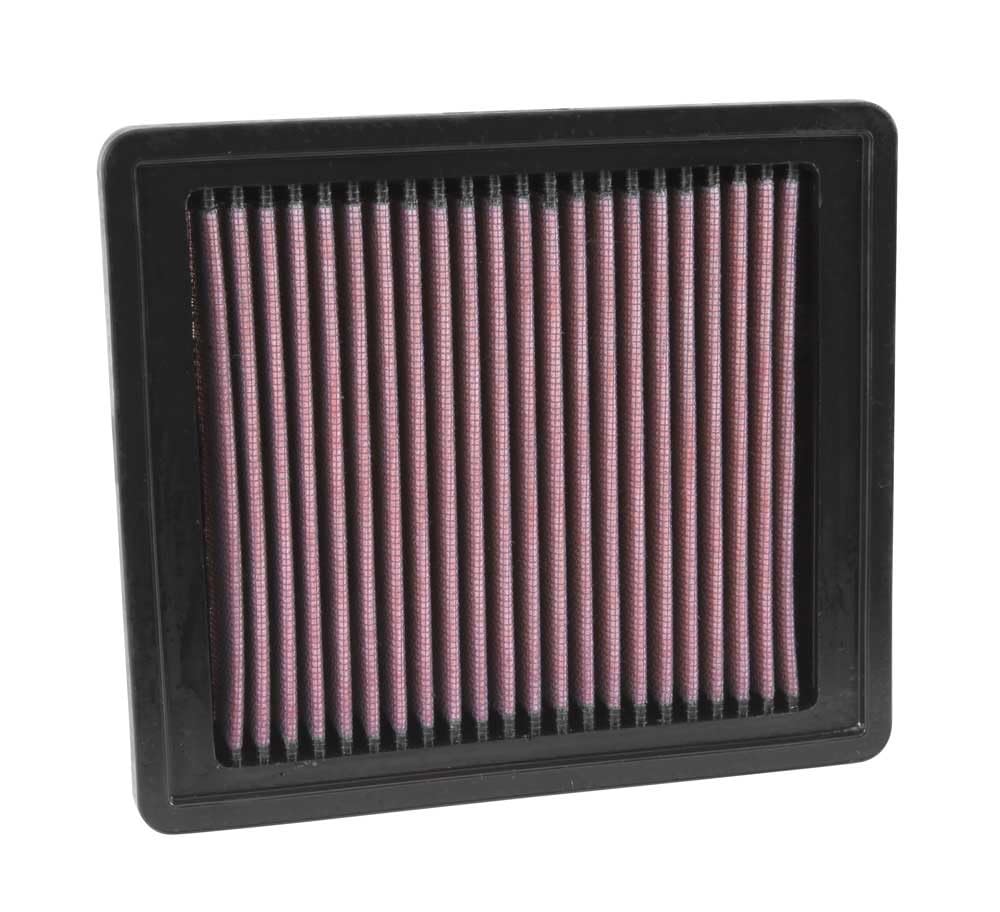 K&N Engine Air Filter: Replacement Car Air Filter, Washable, Clean Every 75,000 Miles, Reusable, Premium: Compatible with 2005-2008 FORD (Fiesta V), 33-2880