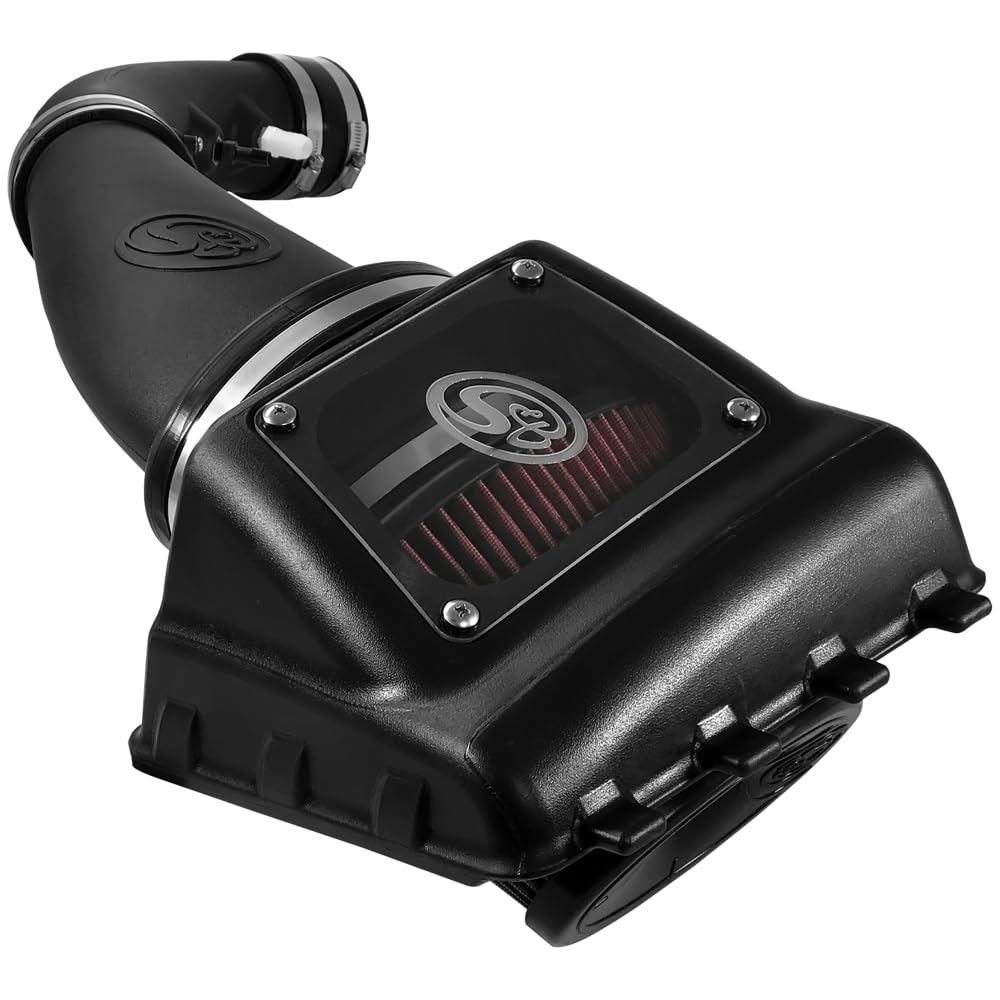 Cold Air Intake S&B Filters 75-5108 For 2011-2016 Ford F-250 / F-350 6.2L (Oiled Cleanable, 8-ply Cotton Filter)