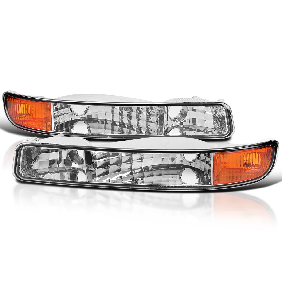 Parking Bumper Lights SPEC-D TUNING Compatible with 1999-2006 GMC Sierra/Yukon Left + Right Pair Assembly