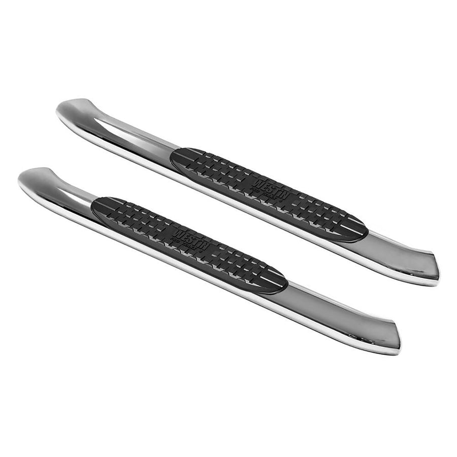 21-24050 Westin PRO TRAXX 4 Oval Nerf Bars fits 2018-2025 Wrangler JL 2Door Polished Pair
