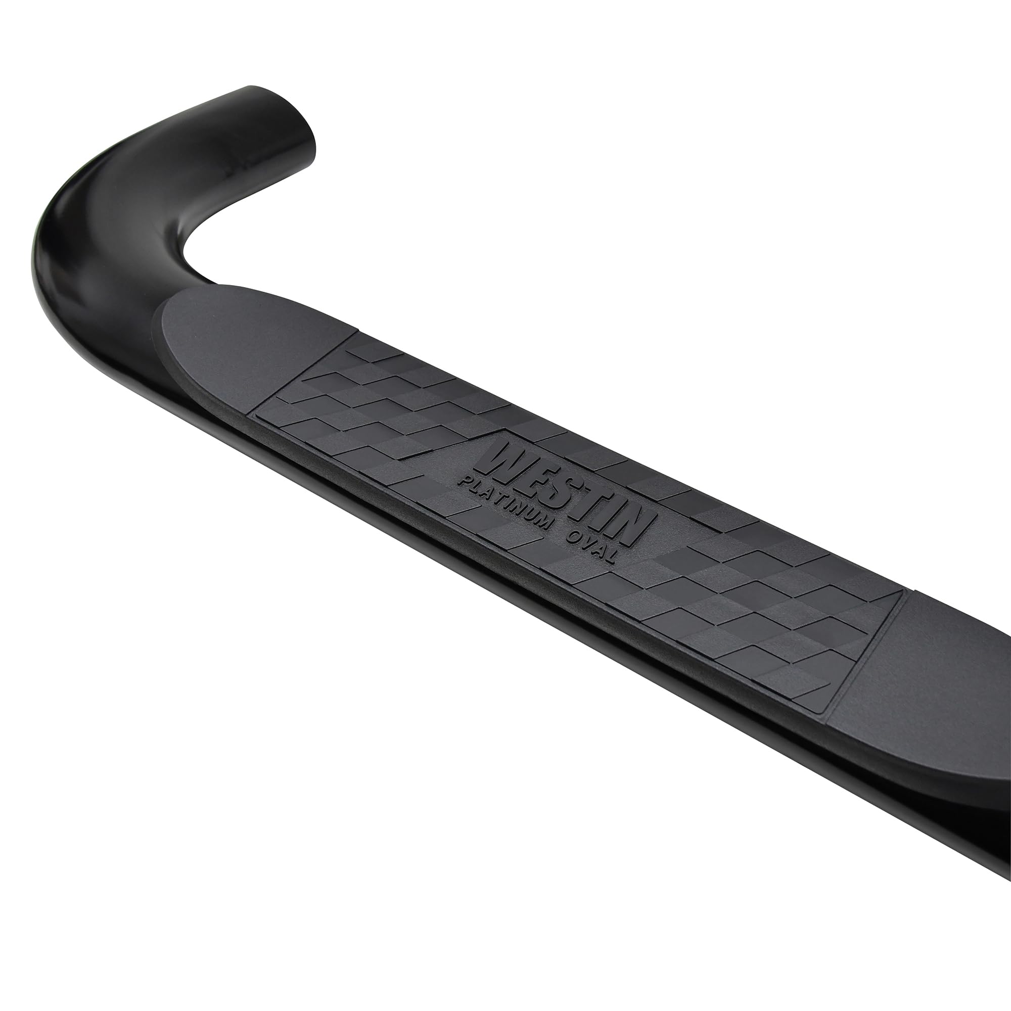 Platinum 4 Oval Nerf Bars Westin fits 2019-2025 Silverado Sierra 1500 Double Cab (Exc 2019 Silverado LD/Sierra 1500 Limited) Black Pair