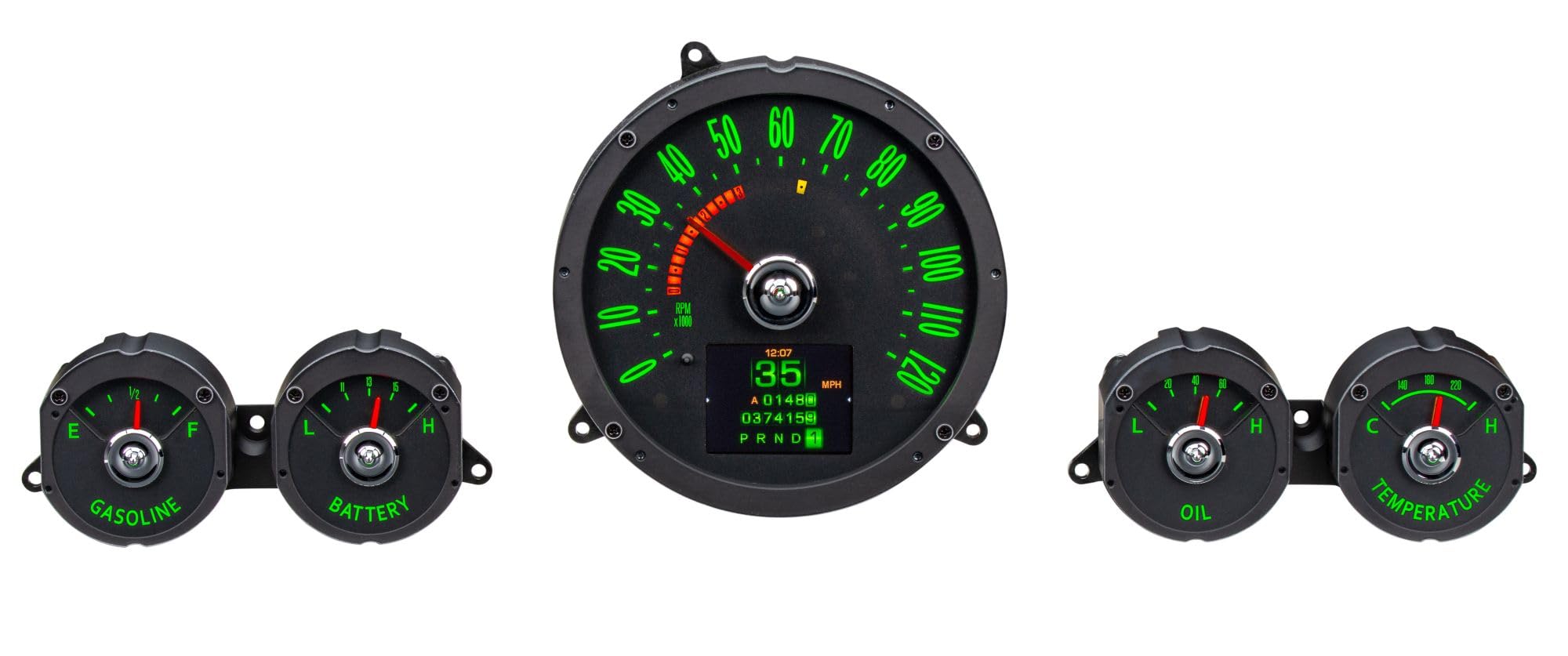 Dakota Digital RTX-59C-IMP-X Retrotech Gauge Instrument System Compatible with 1959-60 Chevy Impala/El Camino