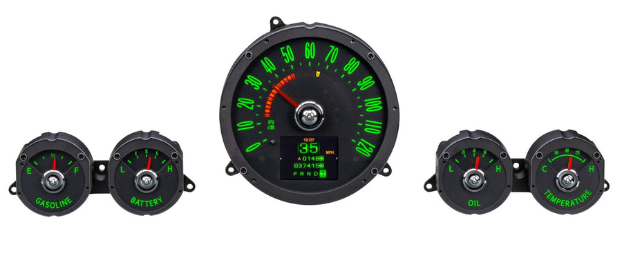 Dakota Digital RTX-59C-IMP-X Retrotech Gauge Instrument System Compatible with 1959-60 Chevy Impala/El Camino