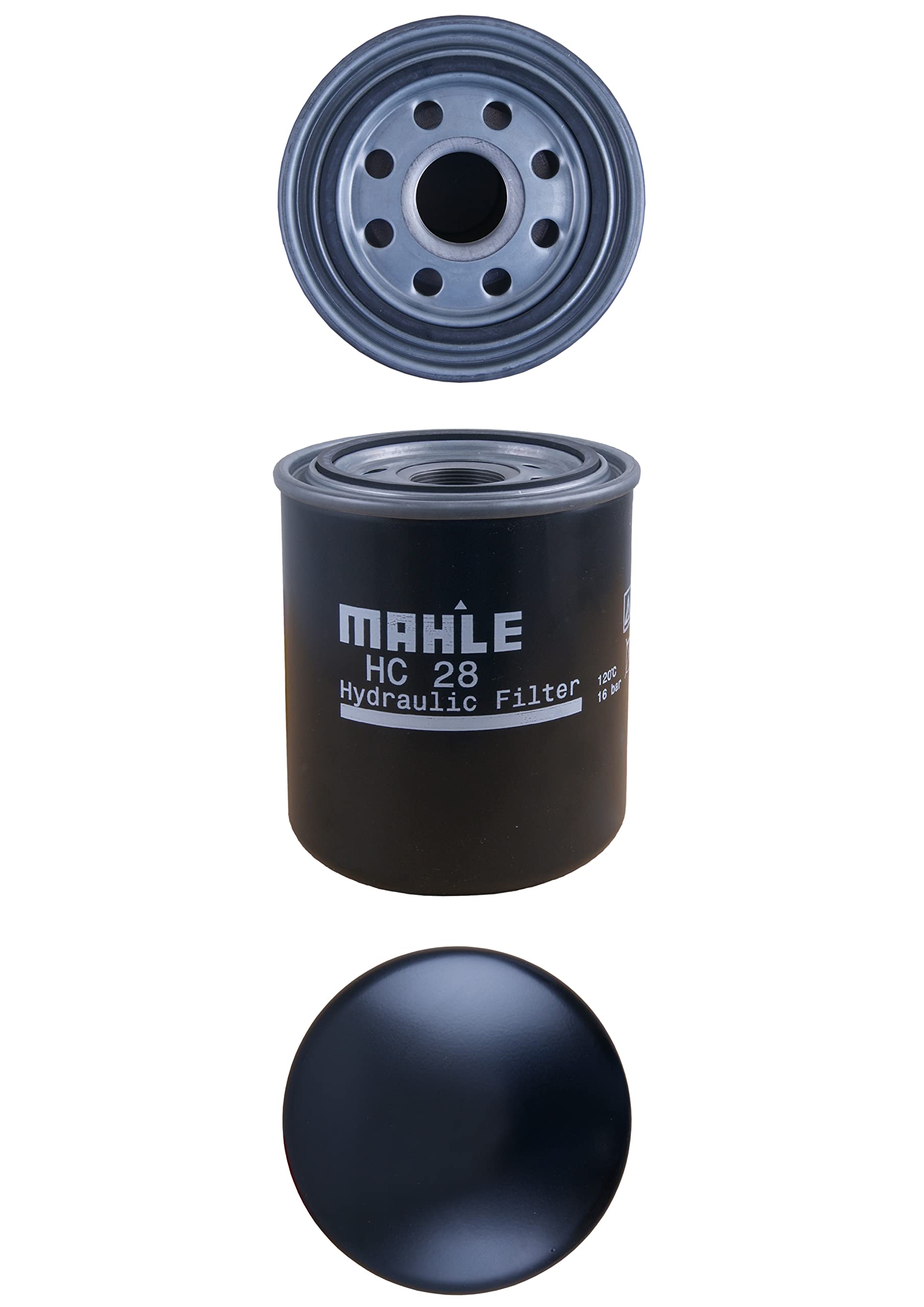 Hydraulic Filter MAHLE HC 28, Spin-ON, 1 1/2"-16UNF-2B, 77643398