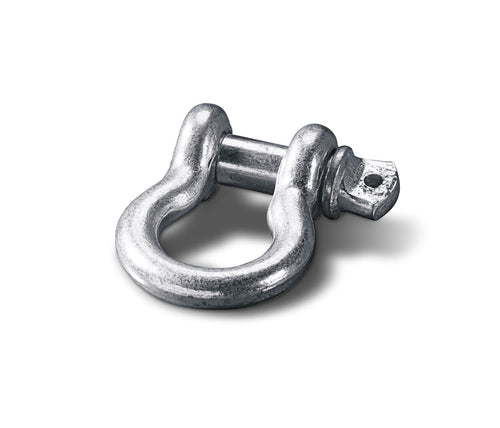 Steel WARN 88998 1/2" Clevis D-Ring Shackle with 5/8" Pin: 2 Ton (4,000 lb) Capacity