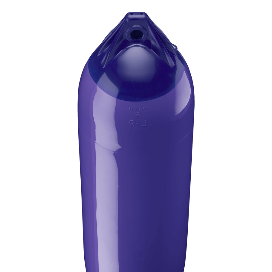 Polyform F-6 Standard Boat Fender F-Series - Blue Ropehold Purple