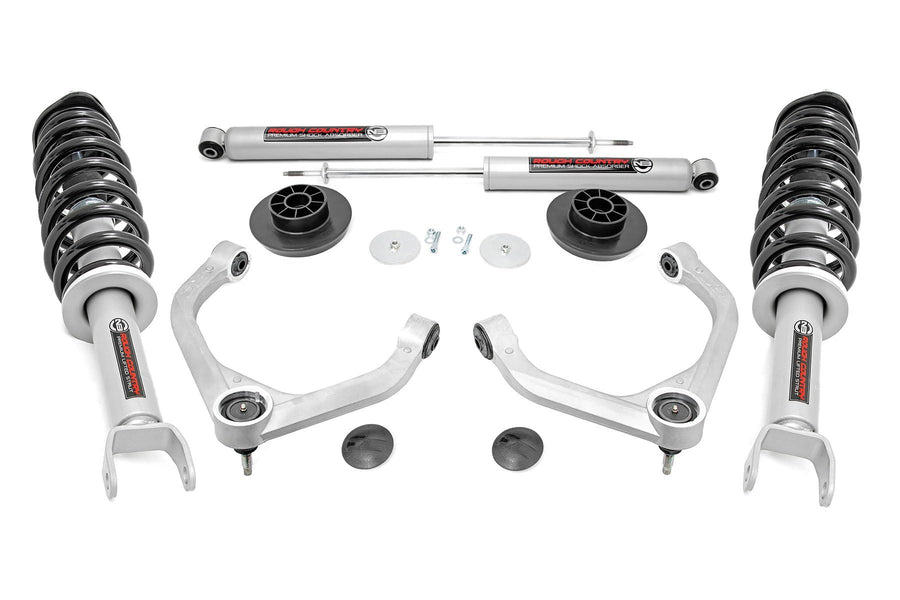 3.5" Rough Country Lift Kit w/N3 Struts & Shocks for 19-24 Ram 1500 4WD - 31431