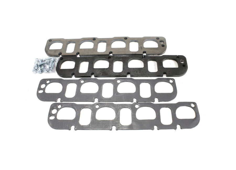 1-3/4" Primaries Patriot (H7812) SAP Shape 3/8" Thick Exhaust Header Flange with Gaskets and Header Bolt for Mopar 5.7/6.1/6.4L HEMI