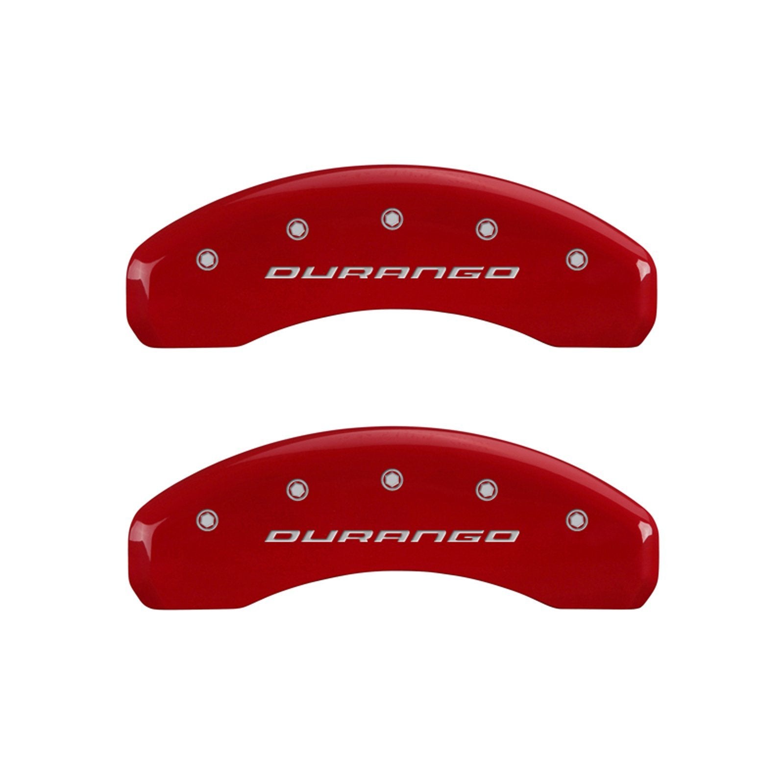 Caliper Covers MGP 12043SDG1RD with Red Powder Coat Finish, (Set of 4)