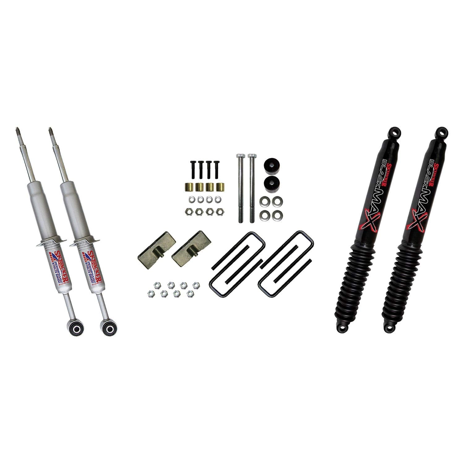 Skyjacker Suspension Lift Kit HL30STBB with 3" Shock. Lifting incl. Black MAX Suspension Lift Kit with Shock Absorber