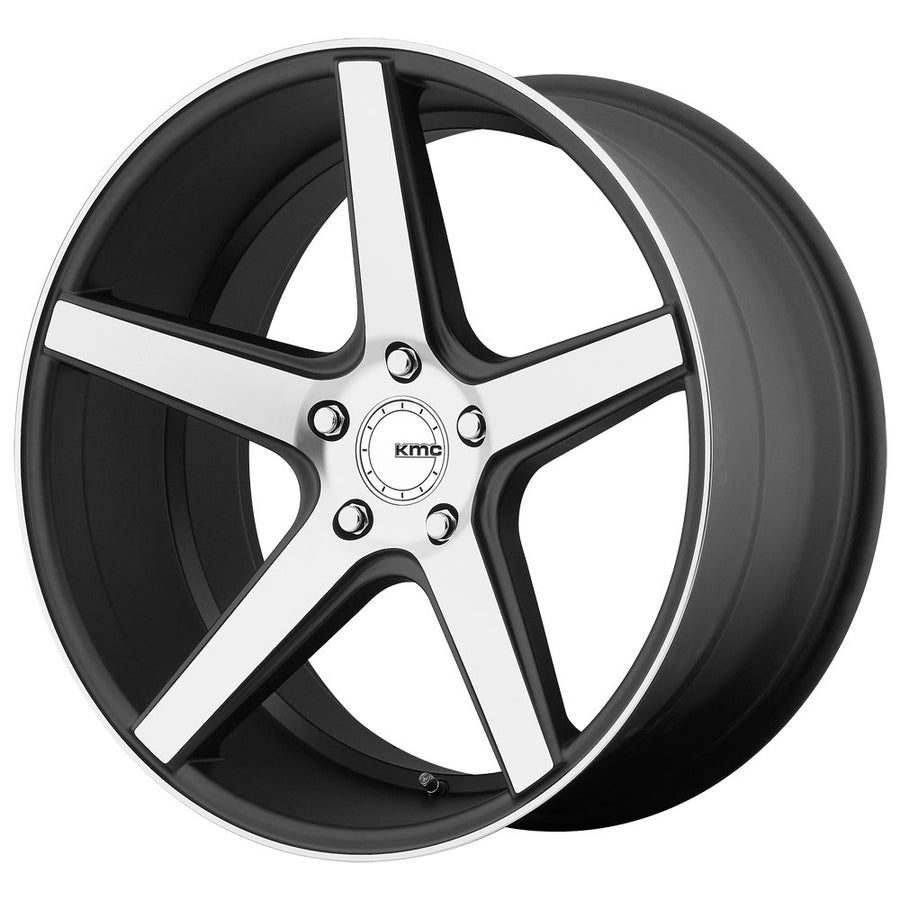 KMC 22X10.5 KM685 5X120 S-BLK MACH 40MM - KM68522552540