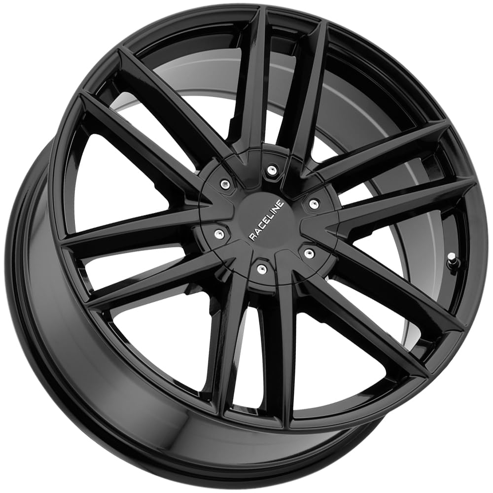 Raceline Impulse Wheels 158 Gloss Black Wheel (20 x 8.5 inches /6 x 139 mm, 15 mm Offset)