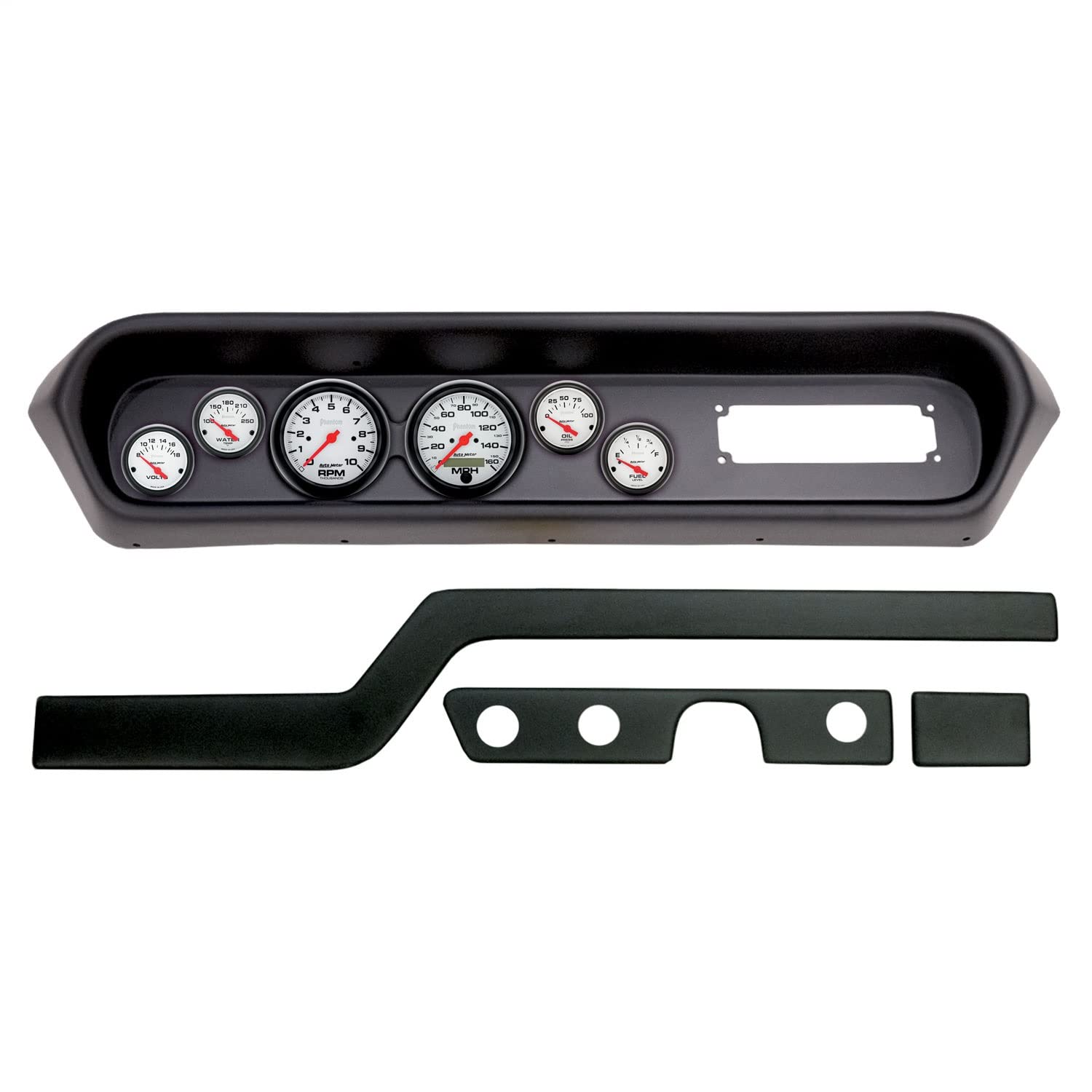 AutoMeter Dash Kit Direct Fit, (3 3/8" X2, 2 1/16" X4), Pontiac GTO/Lemans 64-65, Phantom (2108-09)