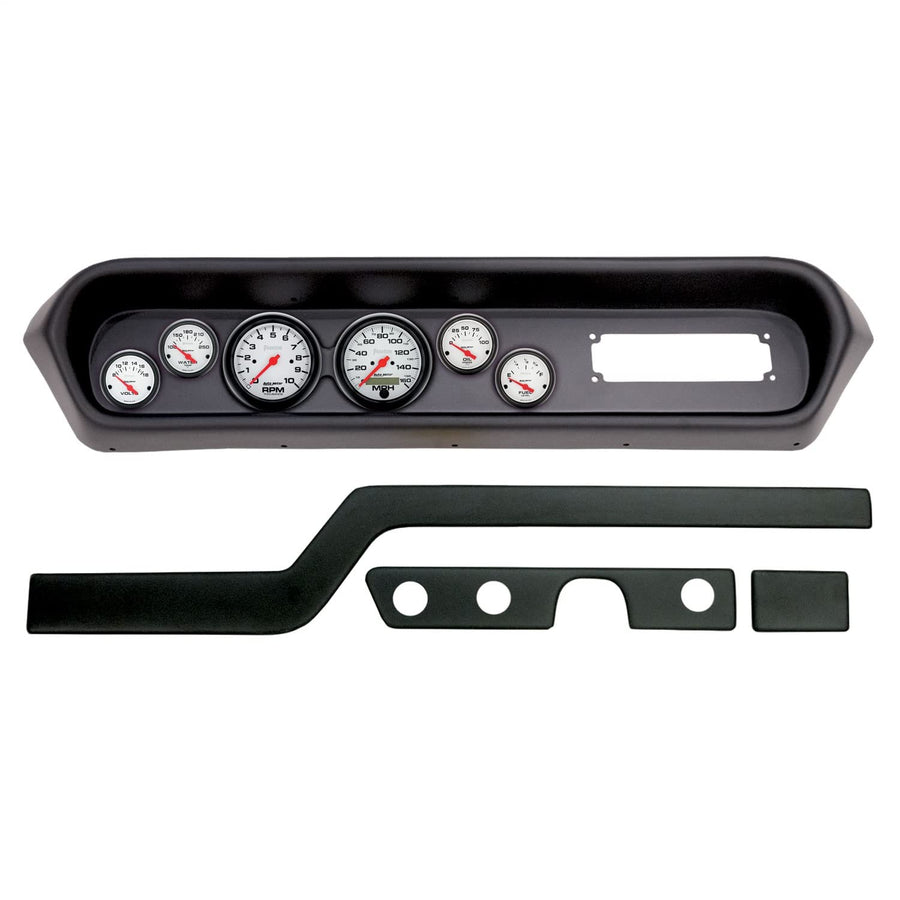 AutoMeter Dash Kit Direct Fit, (3 3/8" X2, 2 1/16" X4), Pontiac GTO/Lemans 64-65, Phantom (2108-09)