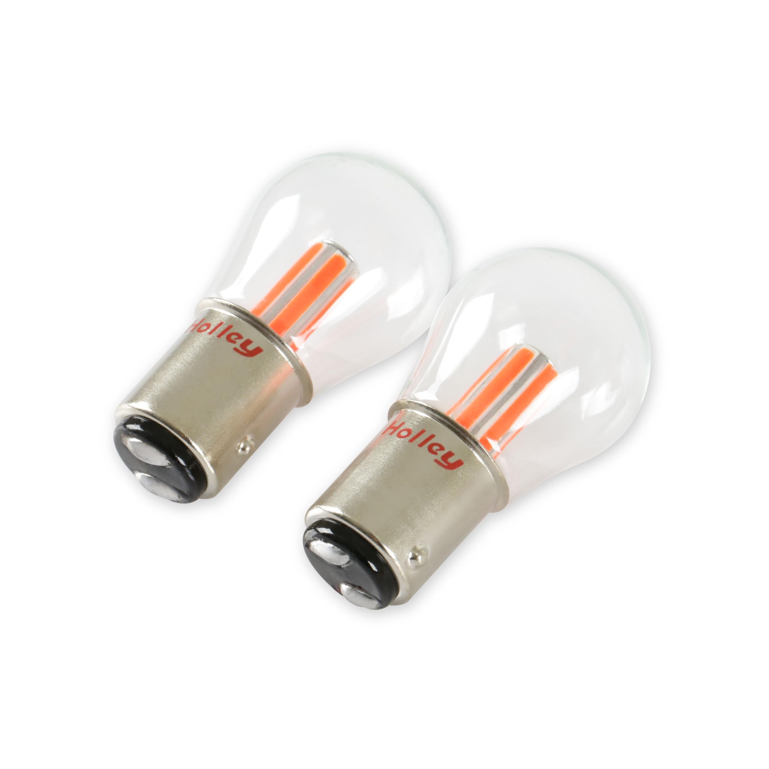 Holley HLED30 RetroBright LED Bulbs - Turn Signal 1157 - Red - Pair