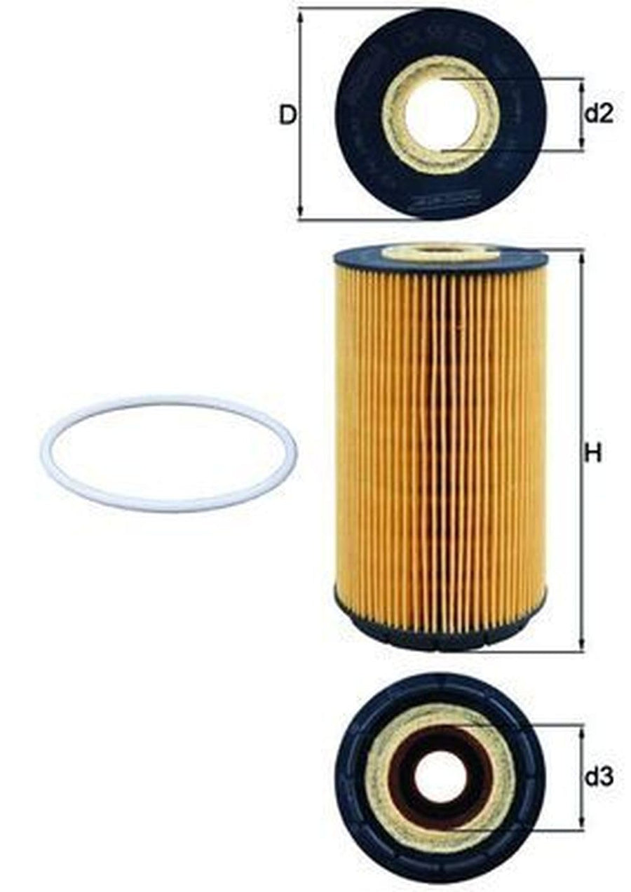 Oil Filter MAHLE Original OX557DECO