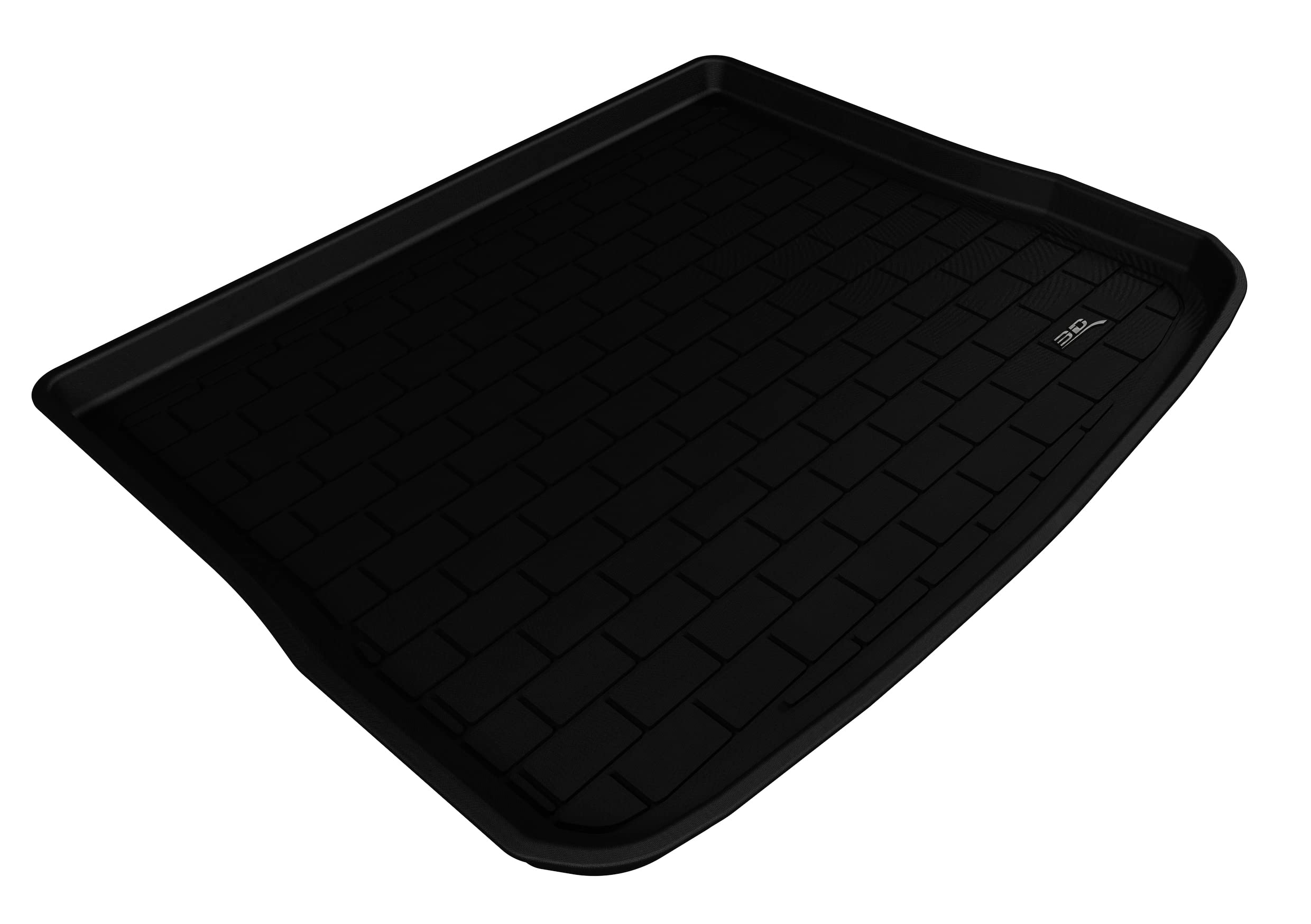 3D MAXpider Custom Fit Cargo All-Weather Floor Mat for Select Volkswagen Tiguan Models - Kagu Rubber (Black)