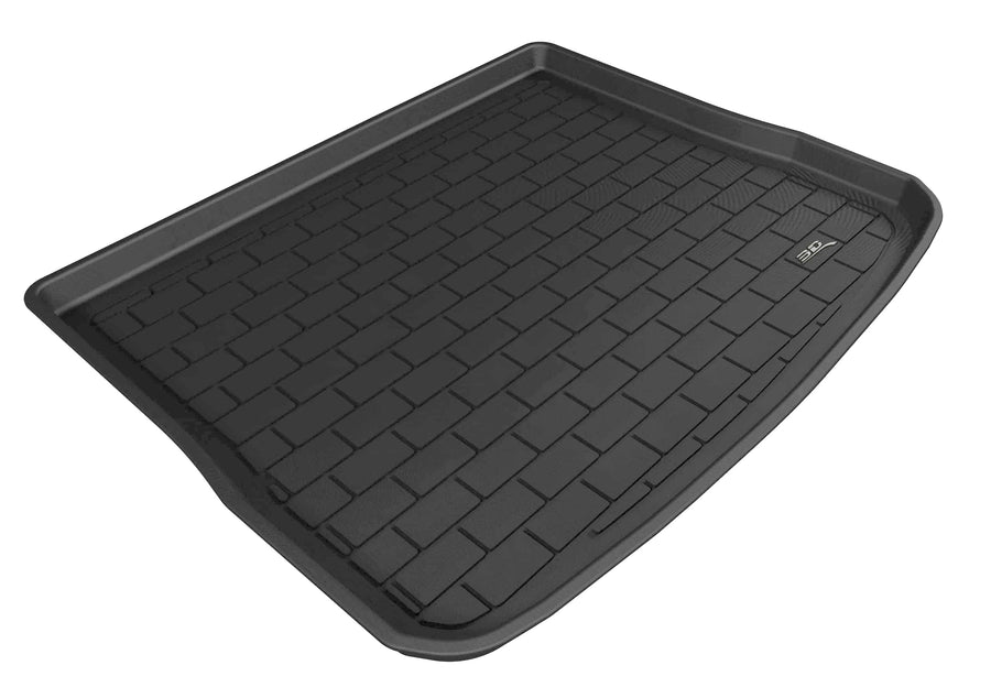3D MAXpider Custom Fit Cargo All-Weather Floor Mat for Select Volkswagen Tiguan Models - Kagu Rubber (Black)